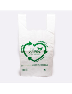 BOLSA CAMISETA BLANCA BLOCK R70% 50x60