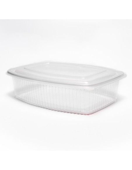 ENVASE PP 2000CC OVAL TAPA BISAGRA